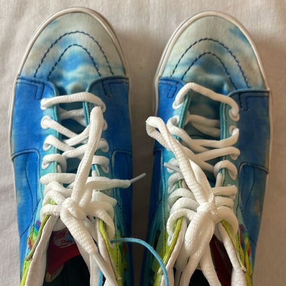 VANS SpongeBob SquarePants M 5.5 W 7 hi top - Picture 5 of 9